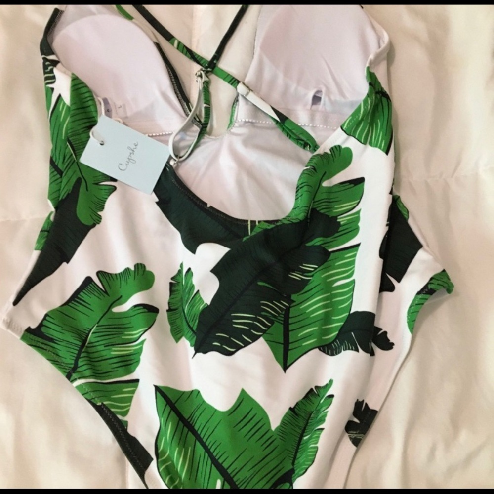 Jungle leaf one piece from Cupshe